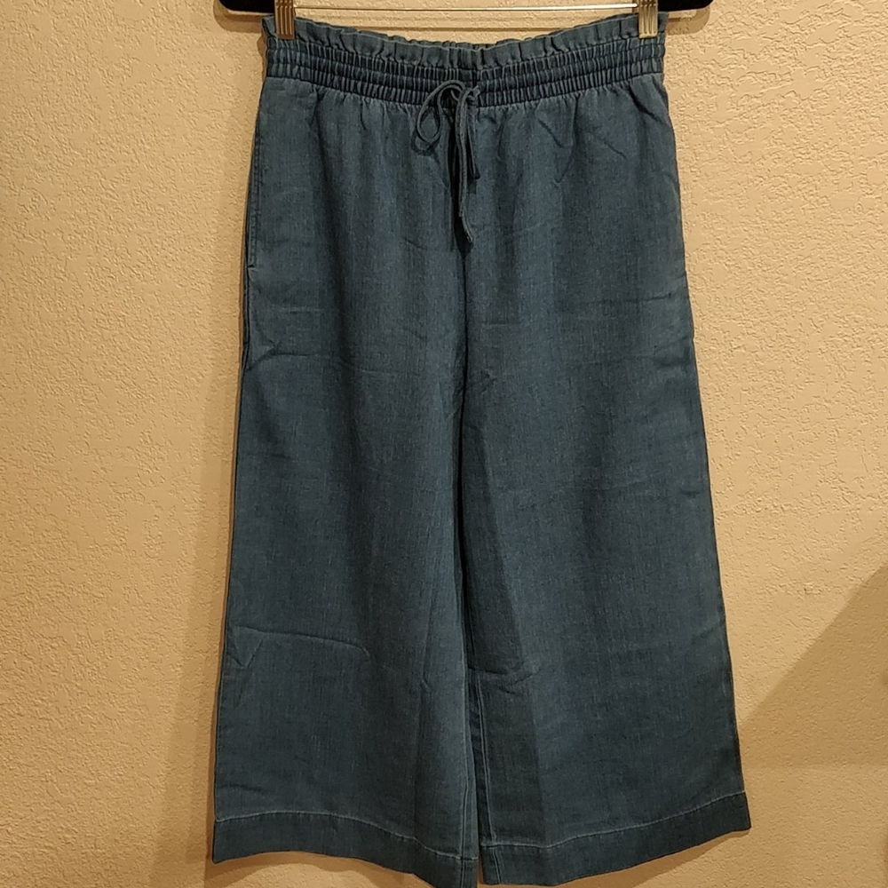 NWT Madewell Huston pull-on cropped pants